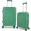 Playbags Collection PP600 Σετ Βαλίτσες 2τμχ Καμπίνας & Μεσαία Πράσινες
