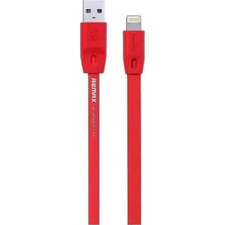 Remax Full Speed Flat USB-A to Lightning Cable 1m Red