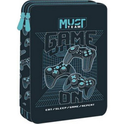 Must Game On Κασετίνα Γεμάτη με 2 Θήκες Navy Μπλε 587242