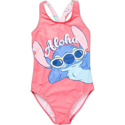 Zippy Lilo & Stitch Παιδικό Μαγιό Ολόσωμο για Κορίτσι Ροζ 31078134645