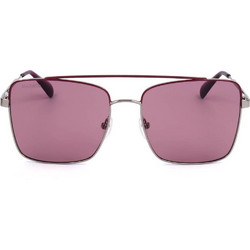Max & Co MO0006 14S Γυναικεία Γυαλιά Ηλίου Πεταλούδα Μεταλλικά Ασημί με Ροζ Φακό