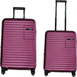 Rain RB8071D Σετ Βαλίτσες 2τμχ Καμπίνας & Μεσαία Μπορντό