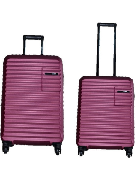 Rain RB8071D Σετ Βαλίτσες 2τμχ Καμπίνας & Μεσαία Μπορντό