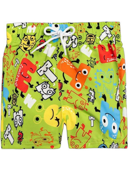 Funky Παιδικό Μαγιό Βερμούδα για Αγόρι Lime 126-0308-1