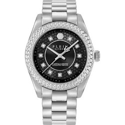 Philipp Plein Queen Supreme Γυναικείο Ρολόι με Ασημί Μεταλλικό Μπρασελέ PW7FA0126