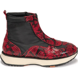 Art Turin Γυναικεία Sneakers Flatforms Μποτάκια Κόκκινα 1782F