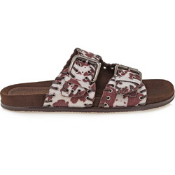 Corina Γυναικεία Σανδάλια Suede Καφέ M5455