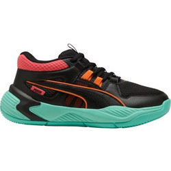 Puma UpRoar Παιδικά Αθλητικά Παπούτσια για Μπάσκετ Μαύρα Βεραμάν Πορτοκαλί 312164-02