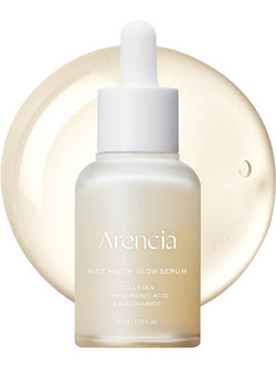 Arencia Rice Mucin Glow Ενυδατικό Serum Προσώπου για Λάμψη με Νιασιναμίδη & Ρύζι 30ml