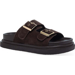 Exe Γυναικεία Σανδάλια Suede Σοκολατί W403R2322-504