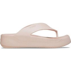 Crocs Getaway Γυναικείες Σαγιονάρες Platforms Ανατομικές Nude 209410-6UR