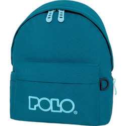 Polo Mini Σχολική Τσάντα Πλάτης Νηπιαγωγείου Πετρόλ Γαλάζια 901067-5853