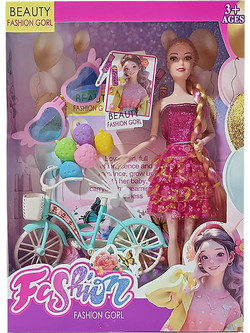 ToyMarkt Κούκλα με Ποδήλατο