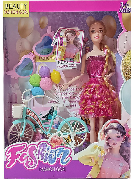 ToyMarkt Κούκλα με Ποδήλατο
