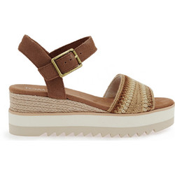 Toms Καλοκαιρινές Γυναικείες Πλατφόρμες Χαμηλές Δερμάτινες Ταμπά 10023071