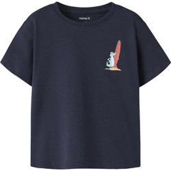 Name It Surf Παιδικό T-Shirt Κοντομάνικο Navy Μπλε 13228225