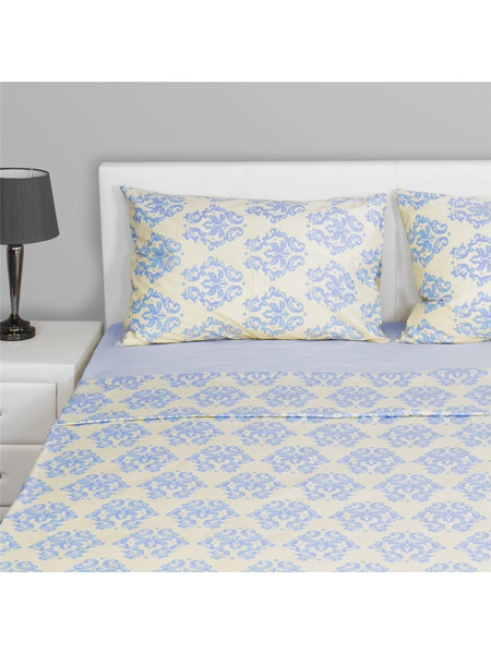 Fennel Σετ Σεντόνια Μονά Βαμβακερά 160x260 Γαλάζιο BST-S1-PBL-CN