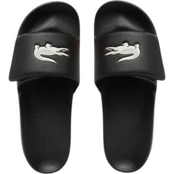Lacoste Serve Slide Ανδρικές Παντόφλες Καλοκαιρινές Μαύρες 51CMA0022312