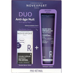 Novexpert Pro Retinol Double Booster Serum 30ml + Cleansing Balm 150ml