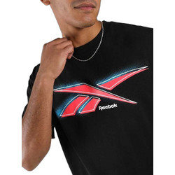 Reebok Ανδρικό Αθλητικό T-Shirt Μαύρο 100253016