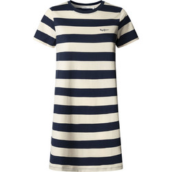 Pepe Jeans Loren Mini Καλοκαιρινό Καθημερινό Φόρεμα Εκρού PL9537832-597