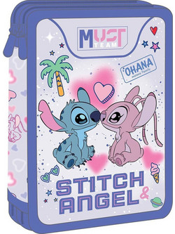 Must Stitch & Angel Ohana Κασετίνα Γεμάτη με 2 Θήκες Πολύχρωμη 565996