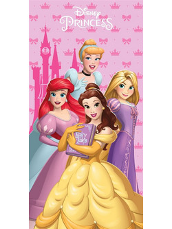 Dimcol Princess 191 Παιδική Πετσέτα Θαλάσσης Ροζ 70x140cm
