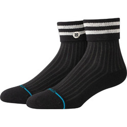 Stance Roll Cuff Βαμβακερές Ανδρικές Κάλτσες Κοντές Μαύρες W345C24ROL-BLK