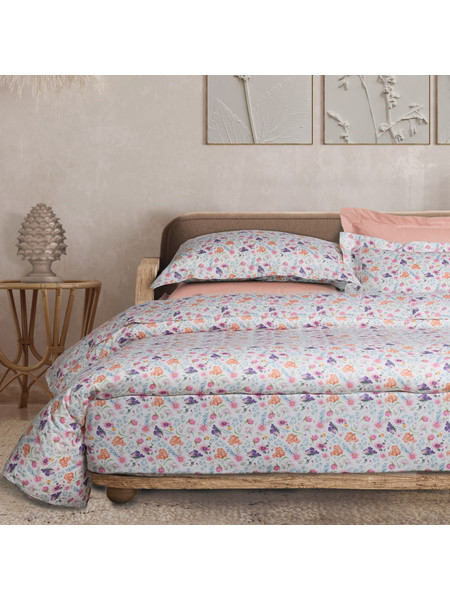 Das Home Σετ Σεντόνια King Size Βαμβακοσατέν 260x280 Executive 1723 Pink