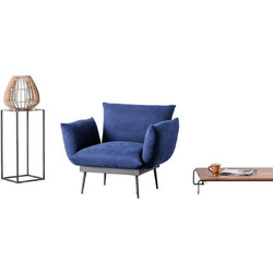 Πολυθρόνα Μπλε Wing Chair Jax Solo 8681875833294