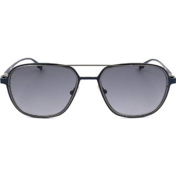 Safilo REGISTRO 05/S FLL Ανδρικά Γυαλιά Ηλίου Aviator Μεταλλικά Ασημί με Μαύρο Φακό