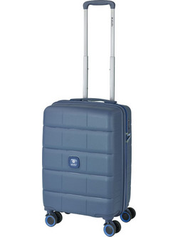Dielle 210 Βαλίτσα Καμπίνας 55x36x20cm με 4 Ρόδες Μπλε