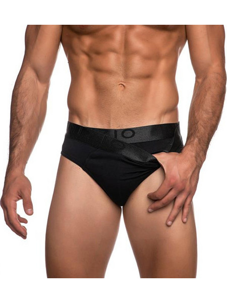 Inizio Ανδρικά Σλιπ Βαμβακερά Μαύρα 2Pack 4300-1
