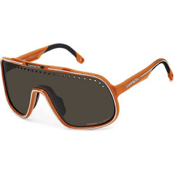 Carrera CA02S A1W Γυαλιά Ηλίου Μάσκα Κοκάλινα Πορτοκαλί με Μαύρο Φακό