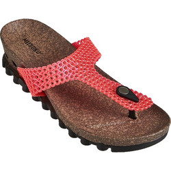 Mitsuko Γυναικείες Σαγιονάρες Platforms Κοραλί SA63350W-FUC