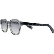 Paul Frank PFS9161-7080 Ανδρικά Γυαλιά Ηλίου Τετράγωνα Κοκάλινα Μαύρα με Γκρι Φακό