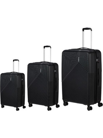 American Tourister Niteline 150696-1548 Σετ Βαλίτσες 3τμχ Μαύρες