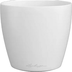 Lechuza Classico Deco 10 Γλάστρα Στρογγυλή Πλαστική Λευκή 11x10cm 16661