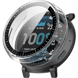 Techsuit Defense360 Pro Πλαστική Θήκη με Προστασία Οθόνης για Amazfit Active Max 49mm Διαφανής