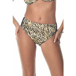 Lucero Ψηλόμεσο Bikini Slip Animal Print Μπεζ Μαύρο 983657