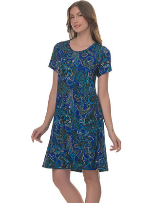 PNN Nightwear Mini Καλοκαιρινό Καθημερινό Φόρεμα Μεταξωτό Navy Μπλε 0263-3010
