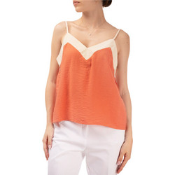 Vero Moda Denise Γυναικείο Καλοκαιρινό Crop Top Πορτοκαλί 10329790
