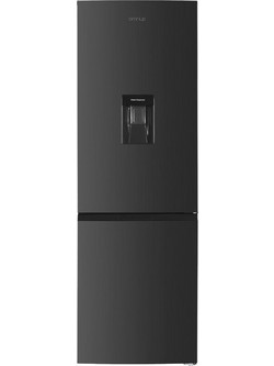 Omnys FCN-E6185DIN Ψυγειοκαταψύκτης 293lt Full No Frost Υ186xΠ60xΒ60cm Μαύρος