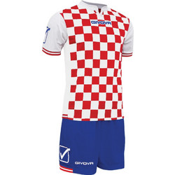Givova Kit Competition Στολή Ποδοσφαίρου Λευκή Royal Blue KITC45-1202