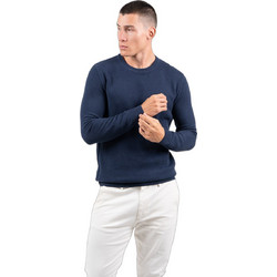 Rebase Ανδρική Πλεκτή Μπλούζα Navy Μπλε RKNIT-8036