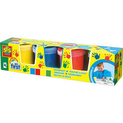SES Creative My First Σετ Δακτυλομπογιές 4x145ml 14413