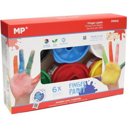 MP Σετ Δακτυλομπογιές 6x120ml PP615