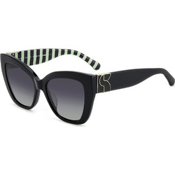 Kate Spade BEXLEYGS-807 Γυναικεία Γυαλιά Ηλίου Πεταλούδα Κοκάλινα Μαύρα με Μαύρο Φακό