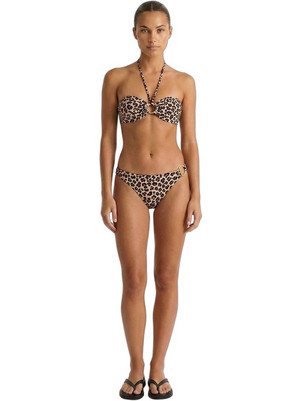 Sugarfree Bikini Slip Animal Print Καφέ 26802101-311