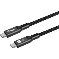 Equip 128441 Braided USB-C to USB-C 240W 1.2m Black